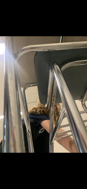 The view from under a desk